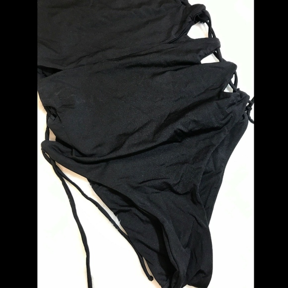 NEW! Maylana‎ Swim Giana Lace-Up One-Piece Swimsuit in Black [SZ Medium ] - Picture 8 of 8